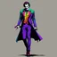 Placeholder: Arte digital de Joker, colores contrastantes, full body