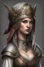 Placeholder: fantasy medieval, headgear, clothing, female, realism