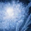 Placeholder: celestial, ice crystals, snow, icicles, reflections
