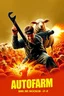 Placeholder: "Design a 90s-style action movie poster titled 'AUTOfarm.' Feature a heroic mechanic in the foreground, fiercely battling thousands of adversaries with a spanner. In the background, include a determined sheep wielding a machine gun. Capture the high-energy, gritty aesthetic of classic 90s action films, with intense and dynamic elements. Prominently display the subtitle 'BMI - BMI Suckin-p-p' in bold, impactful lettering."