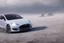 Placeholder: A Tesla 'Model Y' is drifting at top speed, on the planet 'Hoth'. CINEMATIC. WIDE ANGLE LENS. PHOTO REAL.