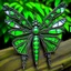 Placeholder: metal gothic green damsonfly wings