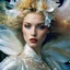 Placeholder: young woman close-up portrait, artistic pose gestures, fashion photography, dynamic angle composition, aesthetic, complex, intricate, by david lachapelle, by Sarah Moon, by Tim Walker