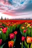 Placeholder: Buat taman bunga tulip diatas langit yang cantik, full hd, aesthetic