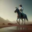 Placeholder: Riding horse astronaut Jupiter, Wes Anderson Lut, unreal engine 5, octan render