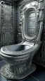 Placeholder: A throne an oil painting made of gold