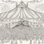 Placeholder: Coloring book page:: Circus: A whimsical illustration of a circus tent with acrobats, clowns, and a ringmaster:: high detail adult coloring book page thin black lines white background, 1 bit line art coloring book, only draw outlines, crisp, thick outlines, use up the entire screen, outline art, storybook illustration –no noise, book, logo, page, letters, words, markers, grayscale, –no black background –ar 3:4 –v 4