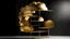 Placeholder: A bookshelf designed to evoke the feeling of floating through clouds, made of hollow gold with gradient-shifting accents that blooms like a flower in morning light.