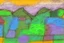 Placeholder: Pastel sketch of English countryside in the style of Paul klee