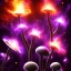 Placeholder: metal MUSHROOMs stars galaxy SPACE lANDSCAPE BURNING IN PURPLE FLAMES