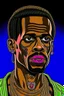 Placeholder: travis scott, drake portrait, cartoon, super HQ