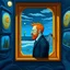 Placeholder: cartoon artificial intelligence paying respect to Van Gogh through a window in 3 dimensions with an open sea and red hair neo gothiccartoon artificial intelligence paying respect to Van Gogh through a window in 3 dimensions with an open sea and red hair neo gothic