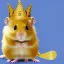 Placeholder: a hamster with a golden crown