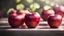 Placeholder: red apples,BACK LIGHT,Blurred background