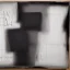 Placeholder: abstract artwork of black and white rectangles, oil on canvas, black and white, smudged charcoal, in the style of esteban vicente, in the style of mark rothko