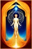 Placeholder: Quantum Entanglement; Art Deco Celestial Symbolism