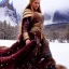 Placeholder: Drawing of beautiful face viking queen,braids,extra busty,snow,castle,mountains,ancient leather armor, balanciaga fashion clothe painting by gaston bussiere, greg rutkowski, yoji shinkawa, yoshitaka amano, tsutomu nihei, donato giancola, tim hildebrandt, oil on canvas, cinematic composition, extreme detail,fit full head inside picture,16k