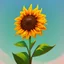 Placeholder: Stylized sunflower