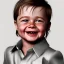 Placeholder: Brad Pitt toddler, smile, full body, hyper realistic