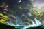 Placeholder: Art by Dylan cole and Eddie mendoza and darek zabrocki, Avatar concept art, pandora, hovering island with waterfall, magnificent landscape, ultra-wide angle, ultra realistic, digital painting, 8 k uhd, dynamic lighting, beautiful, sharp focus, ultra detailed, concept art