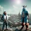 Placeholder: full body photography of hipster troll, theme art, light happy atmosphere, 8K, clouds and sun, ignore NSFW, full body image, Stockholm in the background