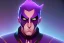 Placeholder: mysterious purple galaxy super villain that has taken over the universe