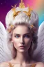 Placeholder: Flower, angel man, (detailed face )++, (detailed blue eyes)++ (long blond hair)++(pectoro visible)++(smile)++, , (two feathered wings on his shoulder blades)++, beautiful place, incredible, cosmic, colours, planet, gold, realistic, real photo, stars at night, detailed, high contrast, 8k high definition, unreal engine 5, extremely sharp details, (lighting effect, light background)++.