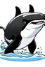 Placeholder: orca cartoon