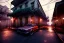 Placeholder: , New orleans , 9th ward , projects, slums night time , unity, scriptable render pipeline , red tone, volumetric lighting.