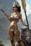 Placeholder: milf, black hair, catsuite, warrior, highlands background, 8k resolution, high-quality, fine-detail, intricate, fantasy art, detailed matte, volumetric lighting, illustration, 3D