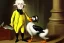 Placeholder: the child of George washington and daffy Duck