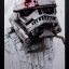 Placeholder: photorealistic at-at pilot helmet with weathered painting , illustration on coarse canvas by <agnes cecile> and <Yoji Shinkawa>, ornate and intricate details , soft smooth lighting, ultra detailed concept art,