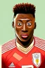 Placeholder: Andre Onana Footballer cartoon 2d