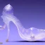 Placeholder: cinderellas high heel crystal glass shoes ,magical, snow, sharp, intricate ornate, elegant, highly detailed, transparent, artstation, concept art, smooth, sharp focus, illustration, 8k,epic fantasy, iridescent accents