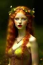 Placeholder: pretty girl, aged 19, ginger, faun fantasy, full length