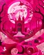 Placeholder: A magenta kingdom with rhythmic music notes painted by Edward Hicks