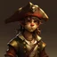 Placeholder: Pirate Young Human-Monkeyman DnD Digital Art