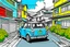 Placeholder: Cartoon f56 mini cooper in tokyomake