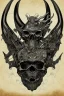 Placeholder: a devil's skull with circuitry for horns