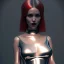 Placeholder:  A beautiful portrait of a fully clothed curvy feminine young hot pale goth cutie wearing an elaborate modest shiny tight red-silver latex-nylon-leather striped neck-high gown, cgsociety, photorealistic, 16k, smooth, sharp focus, trending on ArtStation, volumetric lighting, worksafe, sublime-comforting-intriuging ambience, thick hips-breasts and thin waist digital art by Eugene de Blaas and Ross Tran, vibrant color scheme, highly detailed, in the style of romanticism, cinematic, artstation best