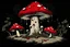 Placeholder: Amanita muscaria dreamland banksy style