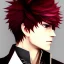 Placeholder: Detailed anime boy, crimson red hair, long classic taper hairstyle, dante dmc5 hairstyle, wolf ears protruding out, white trench coat, intricate details, full body portrait, keep head in frame, slight smile, black Japanese motif, concept art, highly detailed, digital painting, concept art, sharp focus, illustration, art by Yoji Shinkawa, WLOP and greg rutkowski and alphonse mucha and artgerm and yanjun Chen and Junji ito and Makoto Shinkai, HDR, octane render, highly detailed