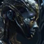 Placeholder: AI black genetic modification art realisticv2 surrealism 64k resolution cience art, unreal render,
