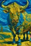 Placeholder: Portrailt of bull by Van Gogh