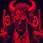 Placeholder: Devil is the Doctor neon red high detail