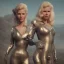 Placeholder: Ultra Realistic retro sci-fi movie scene, waist up view portrait, blonde woman pointing a gun, sweet young Claudia Schiffer face, perfect iris, glow eyes, makeup, weapon. Drones background, Retro sci-fi style, helmet, tight latex coat, fog, rain, soft color, highly detailed, unreal engine 5, ray tracing, RTX, lumen lighting, ultra detail, volumetric lighting, 3d, finely drawn, high definition, high resolution.