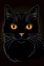 Placeholder: graphic Halloween, black cat