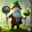 Placeholder: Ultra detailed fullbody of mystic leprechaun with and shamrock,old,fat,orange hair,extremely detailed digital,painting, extremely detailed face ,perfectly centered image, perfect composition, rim light, beautiful lighting,masterpiece,8k, stunning scene, raytracing, anatomically correct,, in the style of Dysney and Pixar,smile