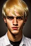 Placeholder: Extremely rich young blonde guy portrait
