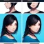 Placeholder: black haired woman, casual clotting, realistic, HD4k, watery cloud background, close up shot,